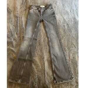 Free People Gray Denim Bootcut Jeans